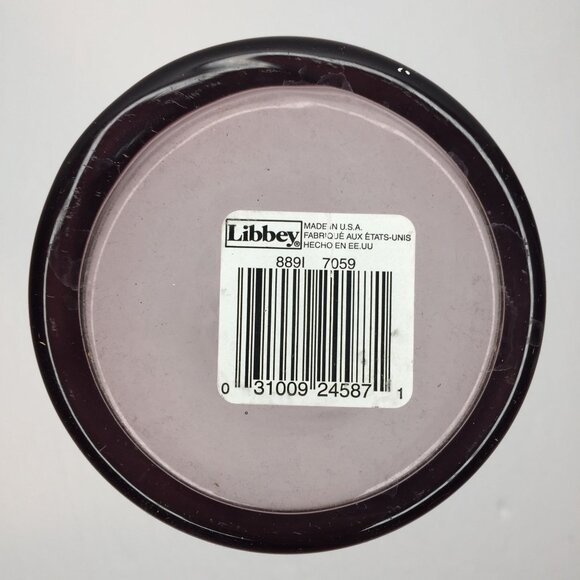 Vintage Set of 3 Libbey Amethyst Glass Bud Vases Home Bathroom Decor 10.5" 7.5" - Picture 5 of 16